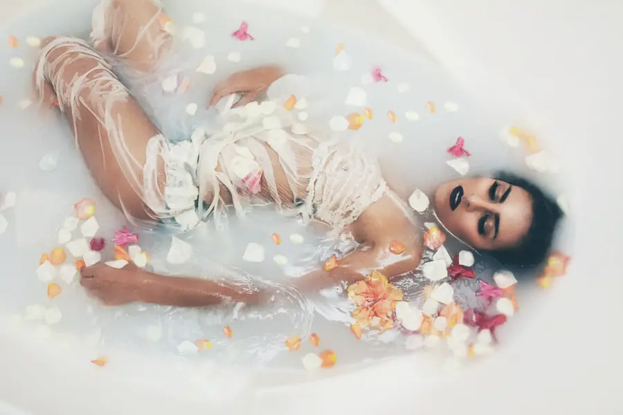 Sexy Milk Bath Photography