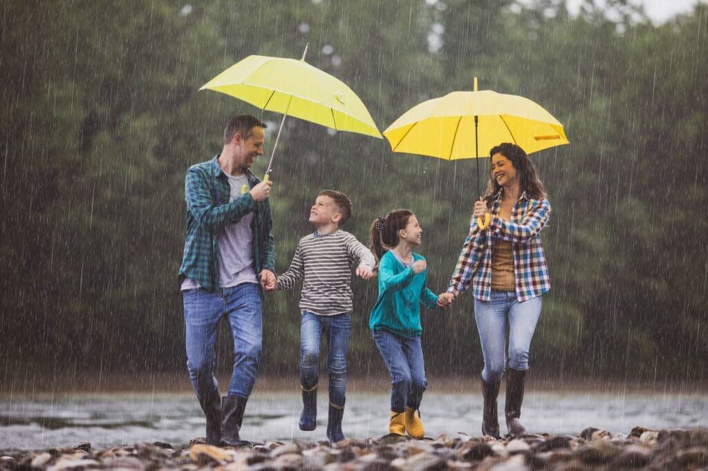 Rainy Day Family Photos
