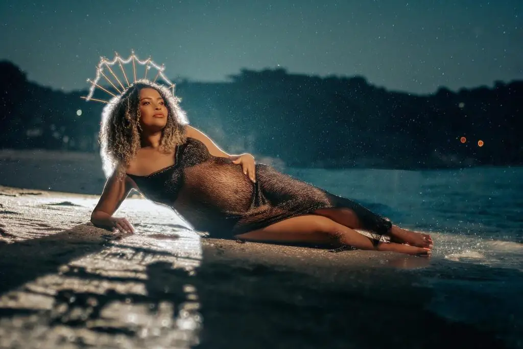 Night Portrait at the Beach