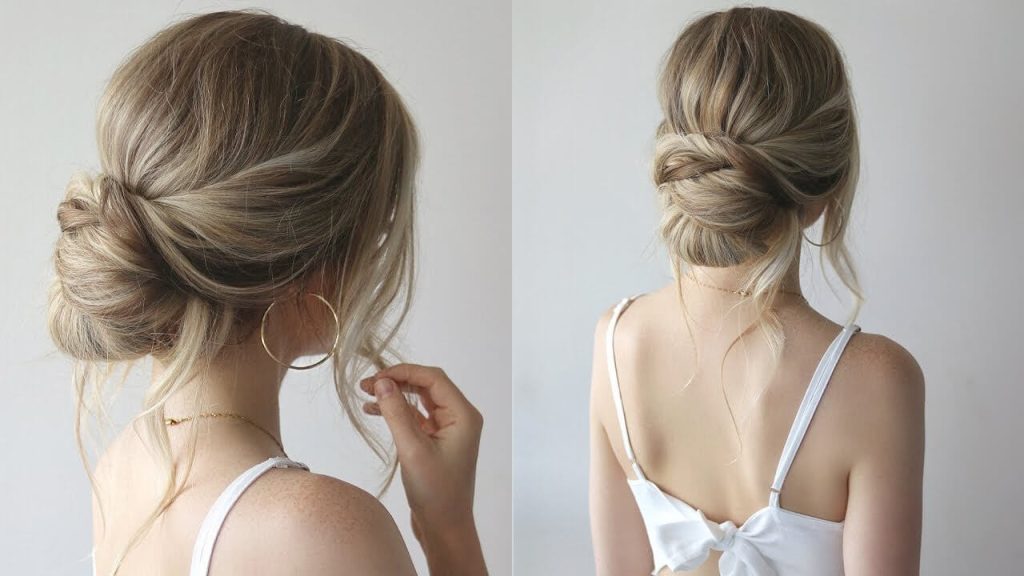 Twisted Low Chignon Hair