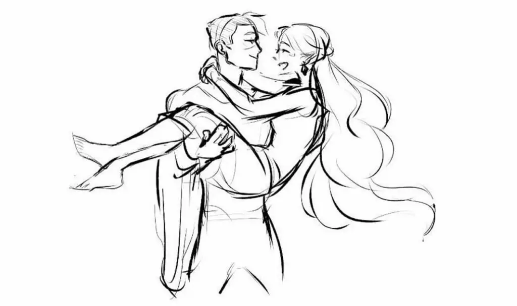 Couple Drawing Poses
