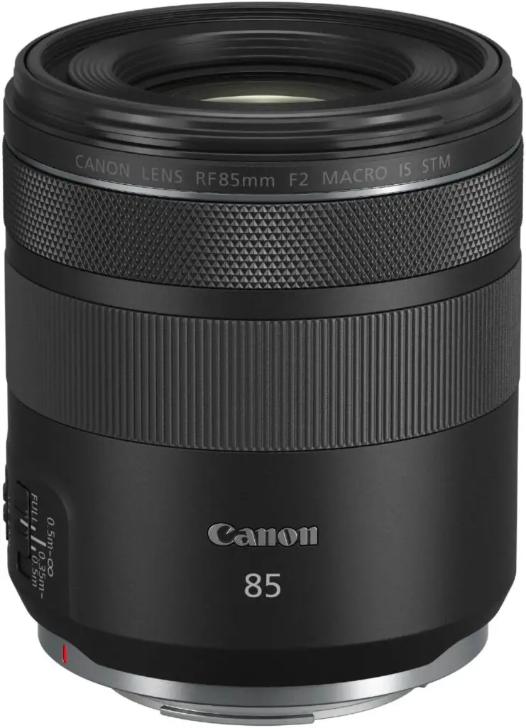 Canon - RF 85mm f2 Macro IS STM Medium Telephoto Lens